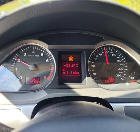 Audi A6 cena 30900 przebieg: 239340, rok produkcji 2005 z Lędziny małe 326